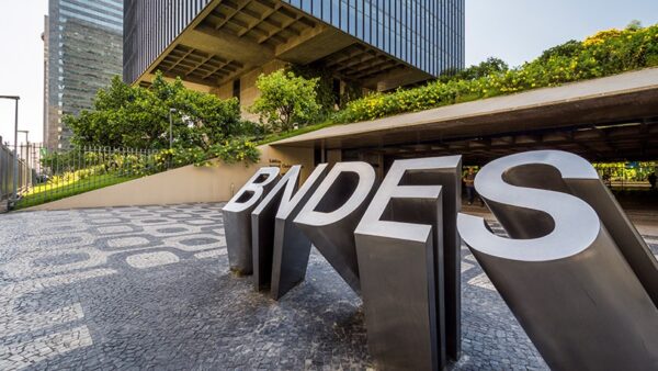 BNDES building in Av. Chile, Downtown Rio de Janeiro, Brazil